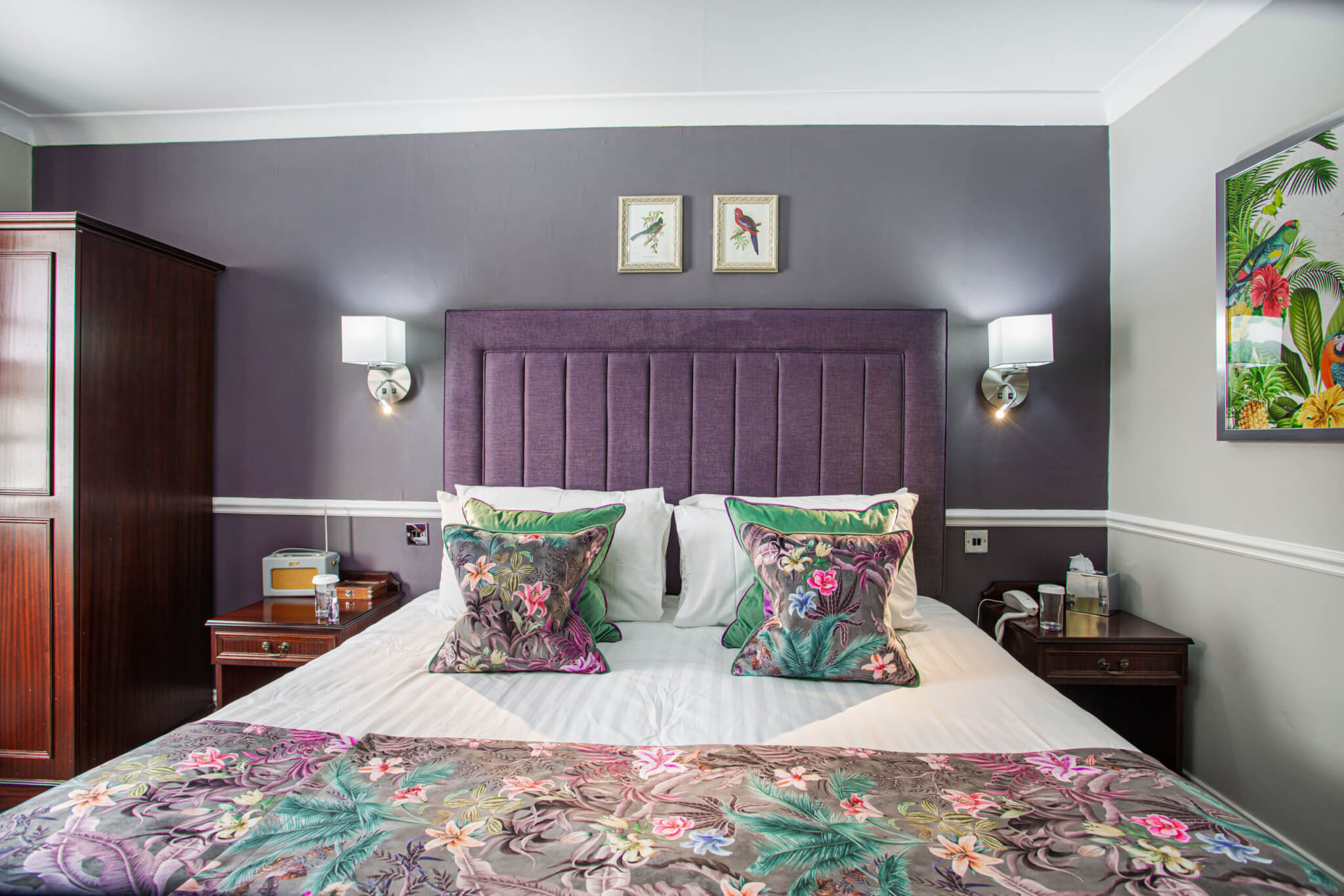 Crown Hotel Classic Double Room Bed scaled