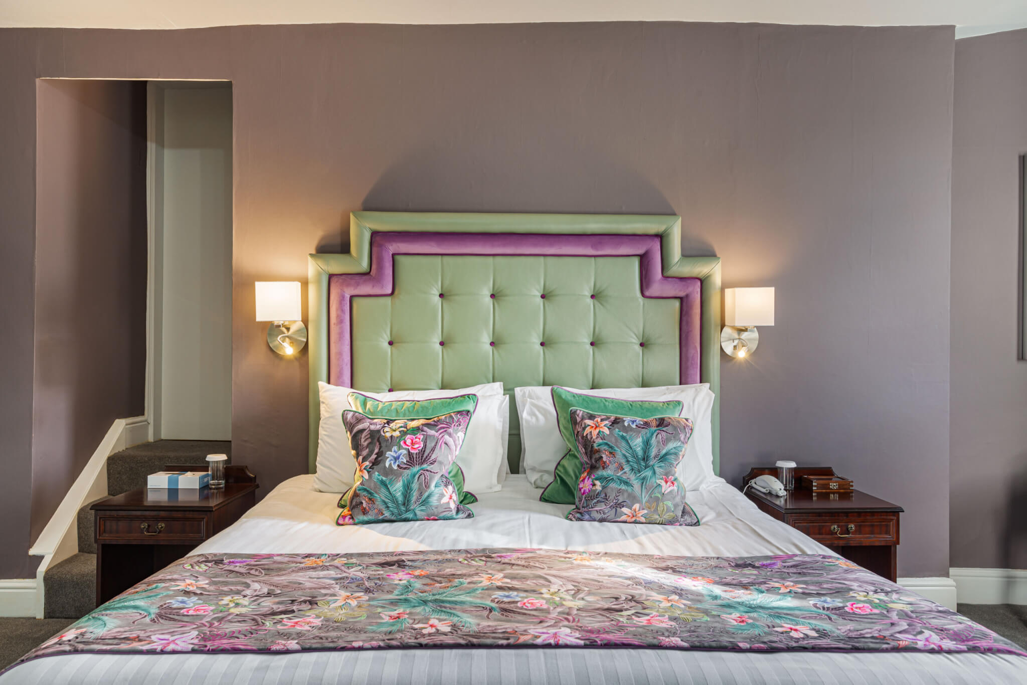 Crown Hotel Superior Double Room Bed scaled