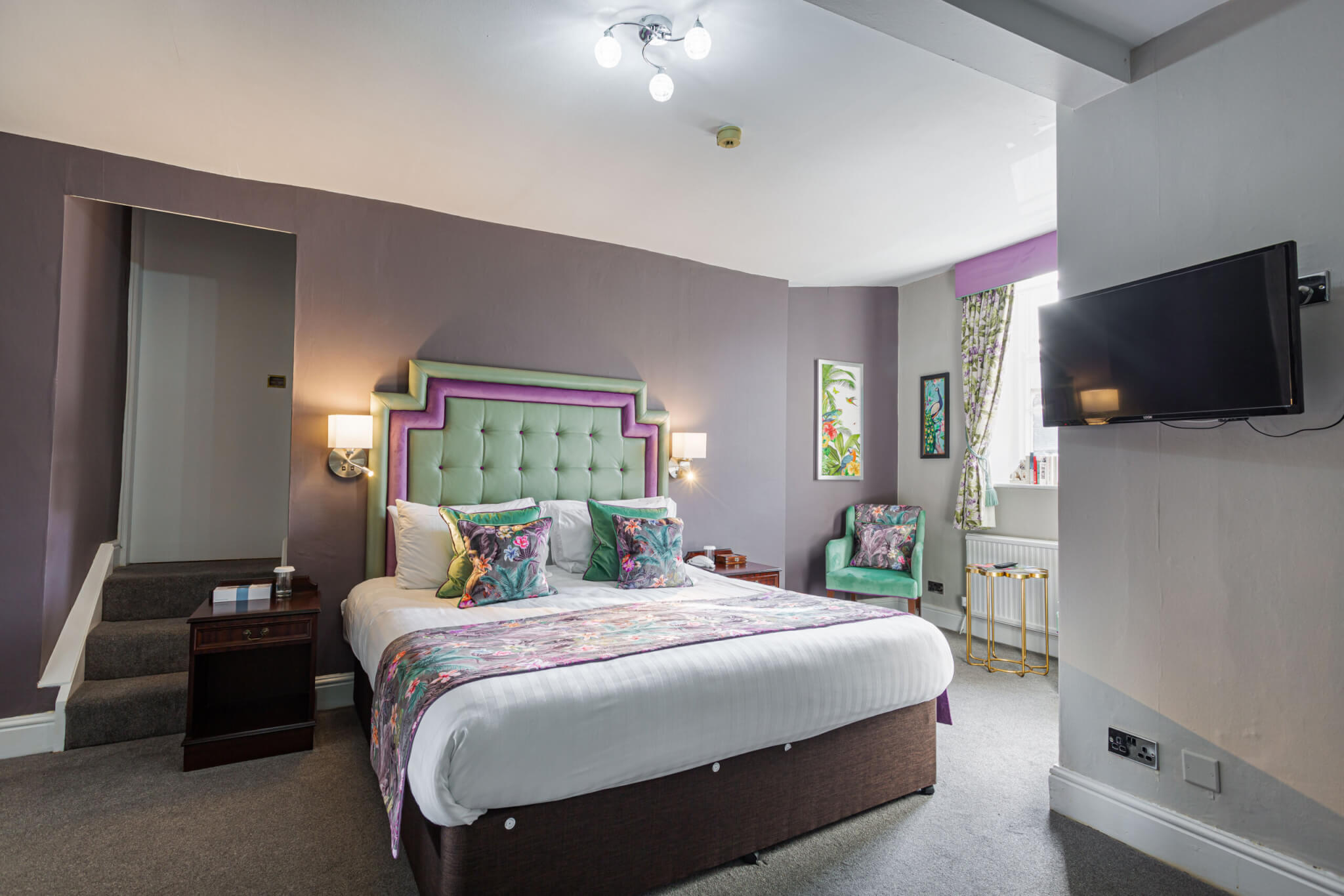 Crown Hotel Superior Double Room Bedroom Space scaled